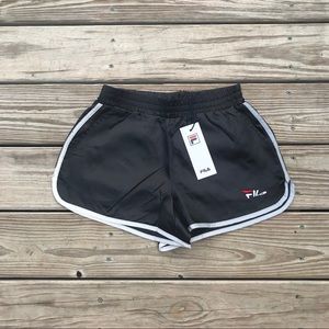 Black Fila Active Shorts